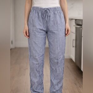 Brandy Melville Blue Striped Joggers